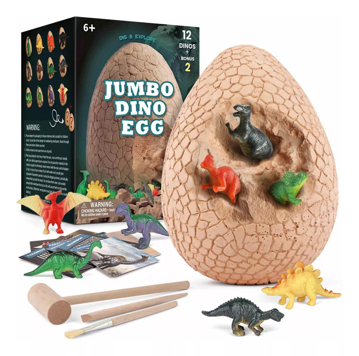 Huevo sorpresa de excavacion de dinosaurios Somos Gumo