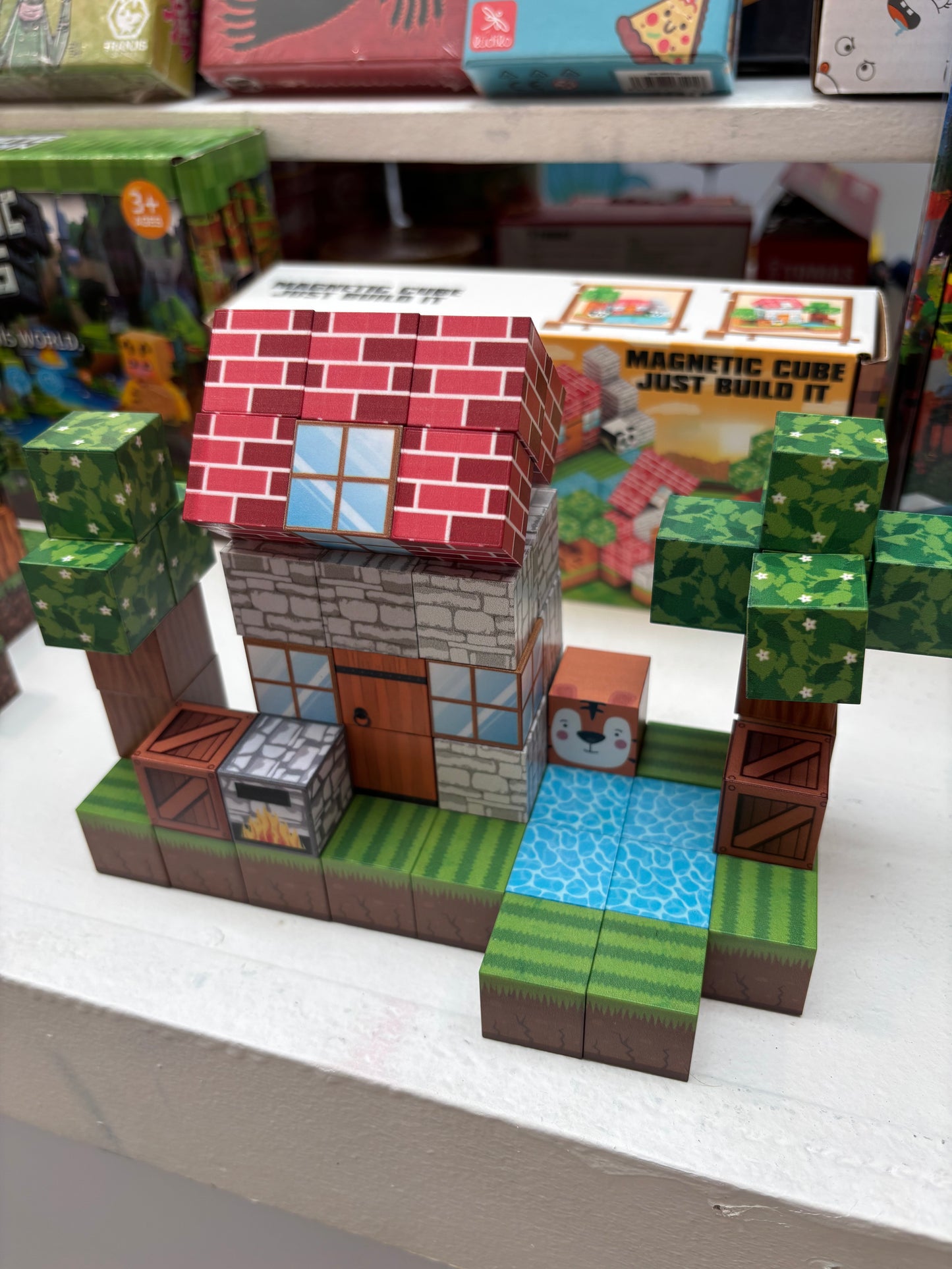 Bloques Magnéticos, Build Mine Magnet World Set