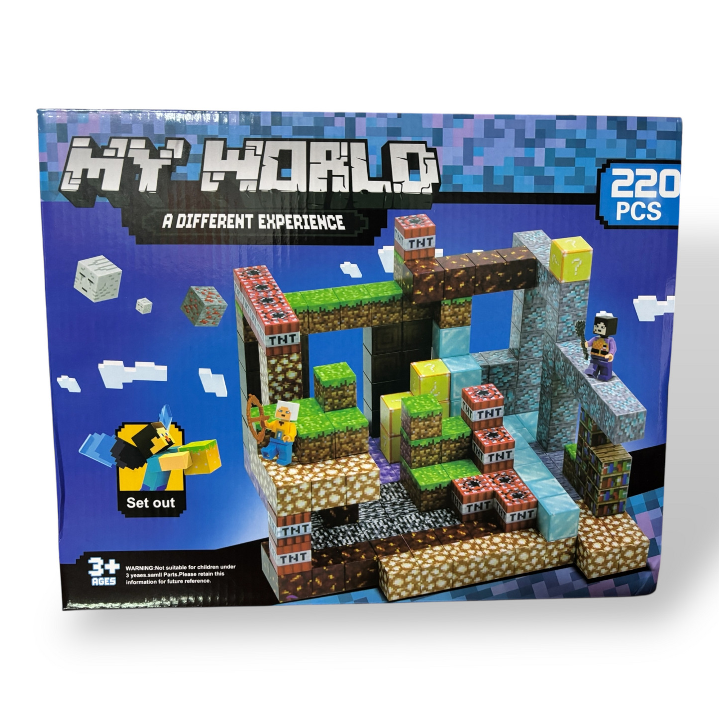 Bloques Magnéticos, Build Mine Magnet World Set