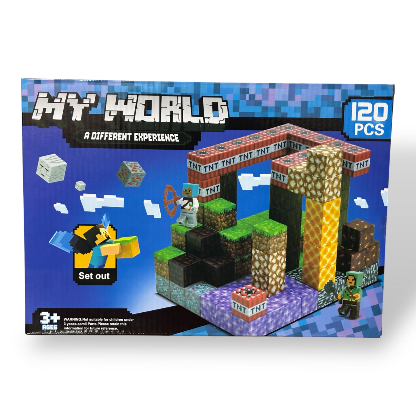 Bloques Magnéticos, Build Mine Magnet World Set