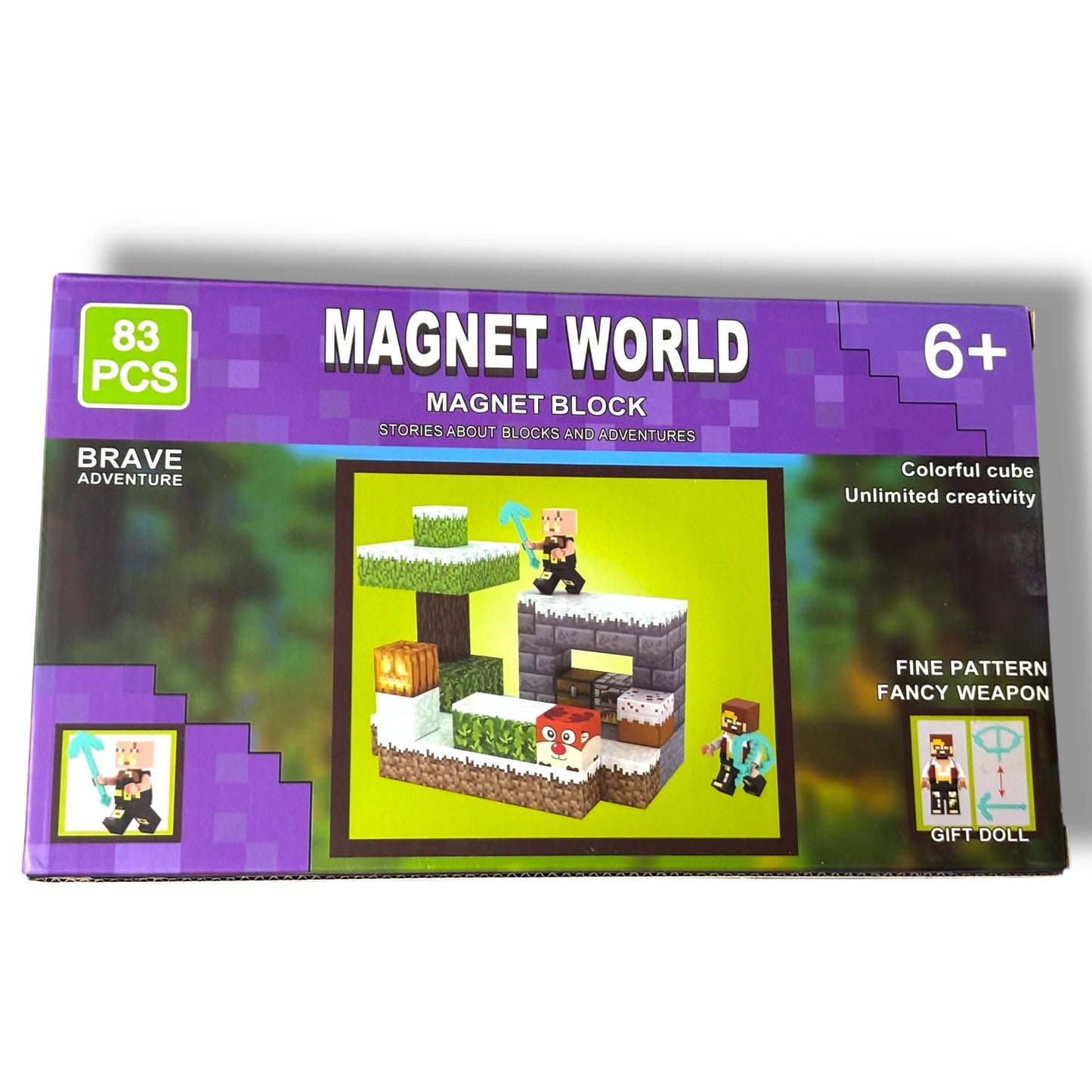 Bloques Magnéticos, Build Mine Magnet World Set