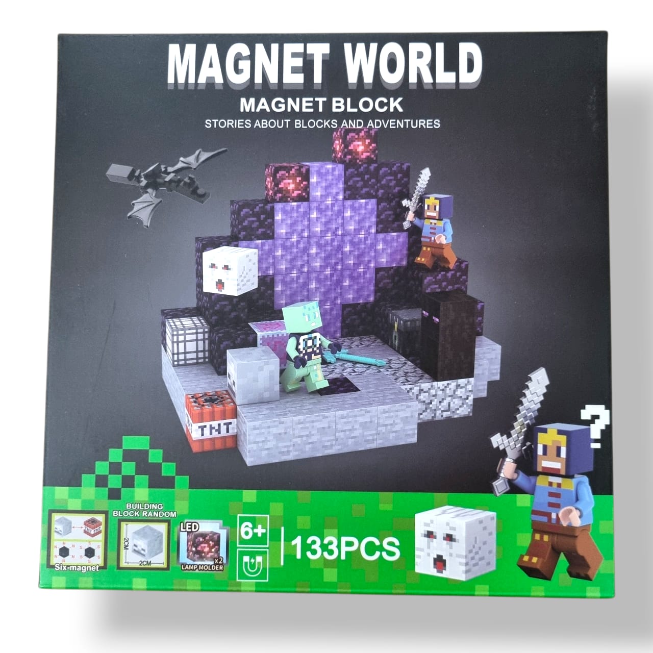 Bloques Magnéticos, Build Mine Magnet World Set