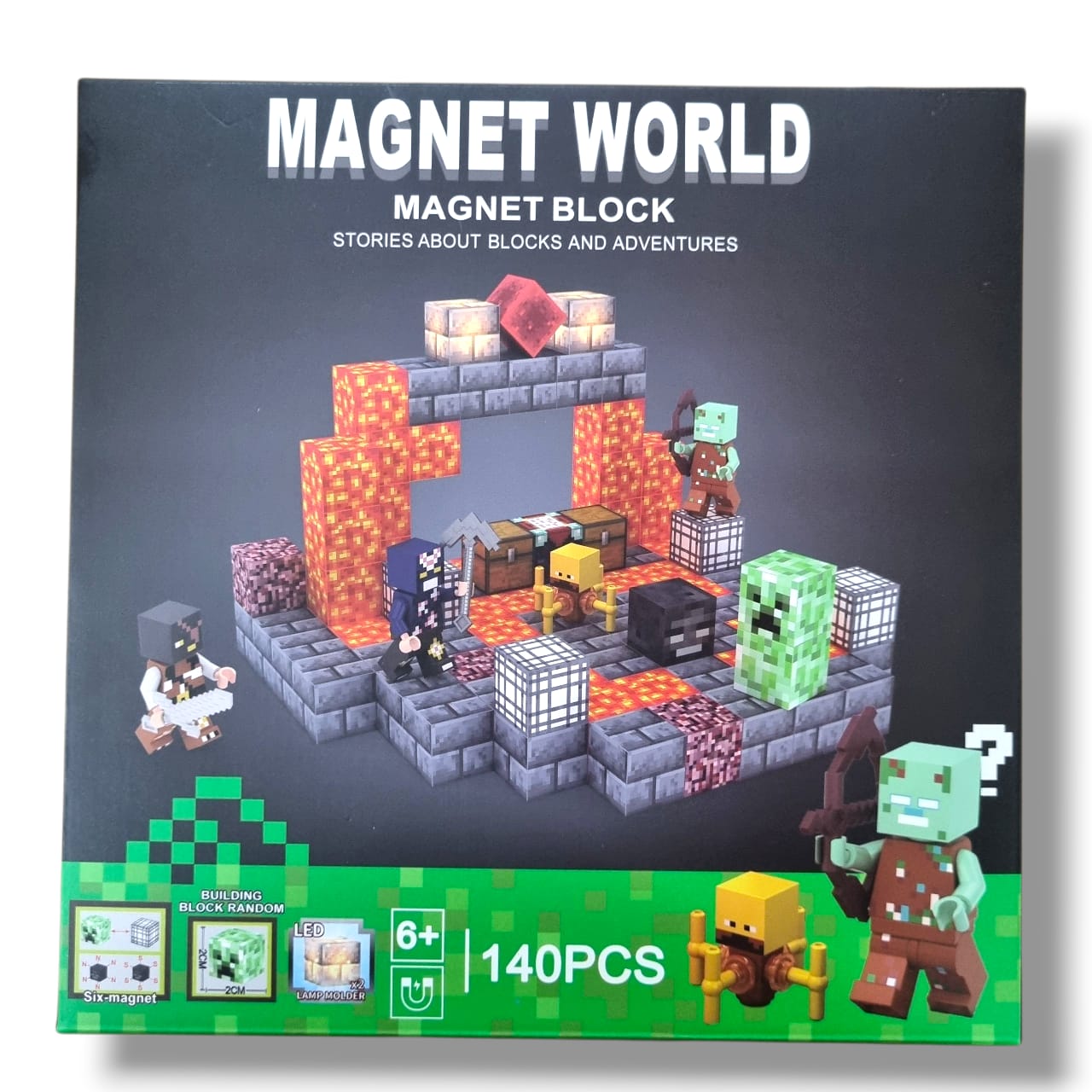 Bloques Magnéticos, Build Mine Magnet World Set