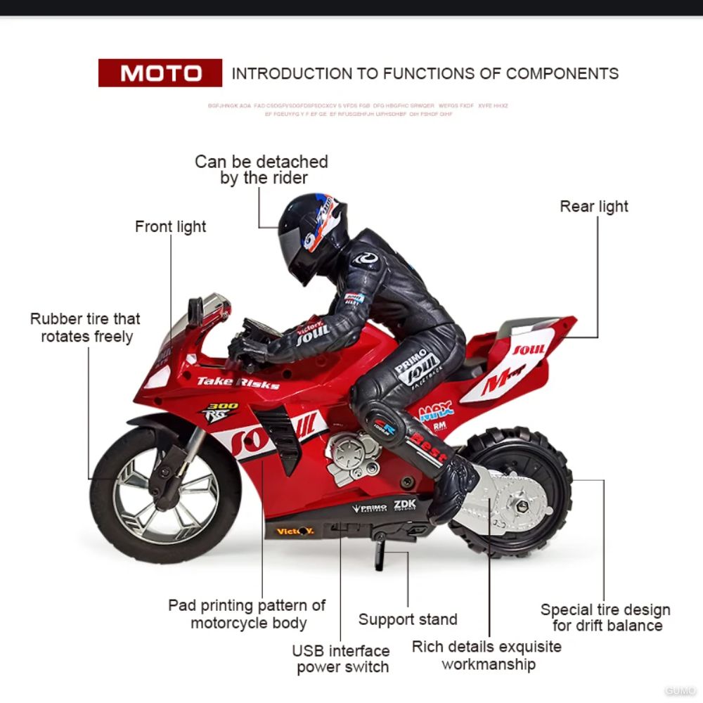 Moto Radiocontrolada Grande