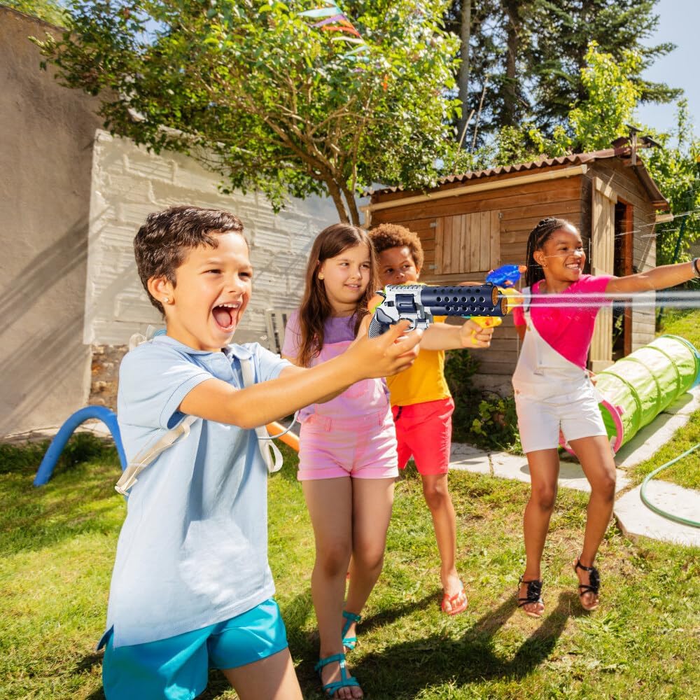 Pistola de agua con batería recargable