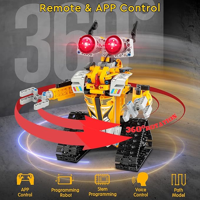 Robot radiocontrolado armable