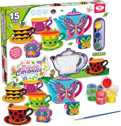 Set de té para pintar