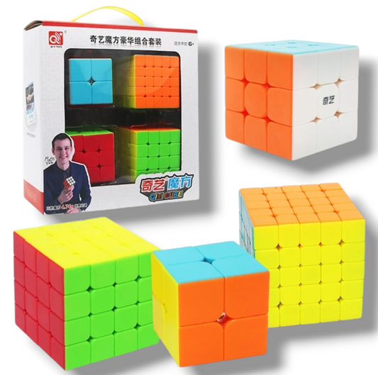 Set Cubos Qiyi stickerless