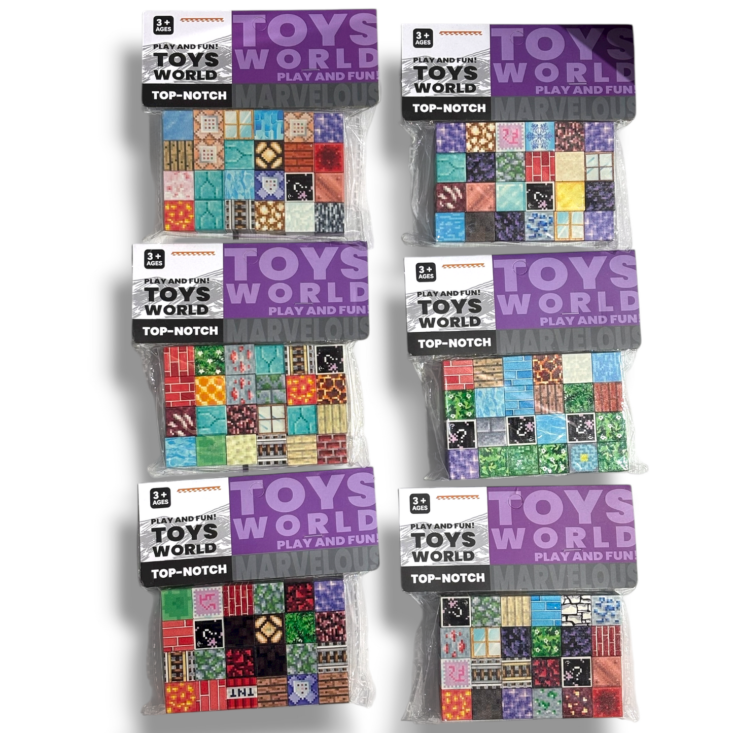 Bloques Magnéticos, Build Mine Magnet World Set