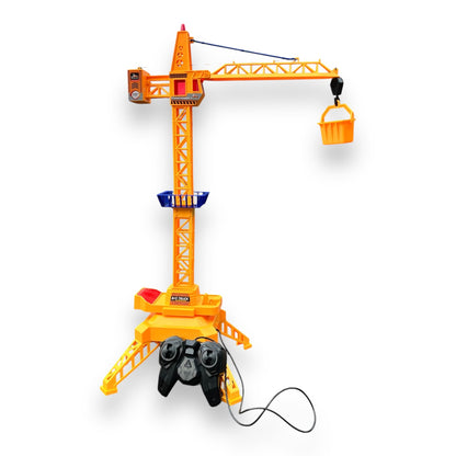 Grua radiocontrolada con cable