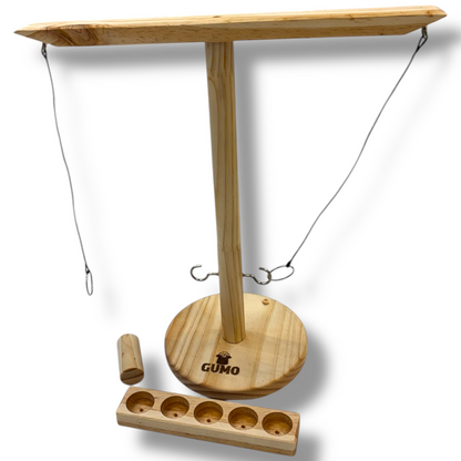 El juego del aro al gancho