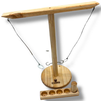 El juego del aro al gancho