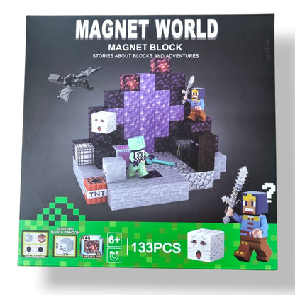 Bloques Magnéticos, Build Mine Magnet World Set